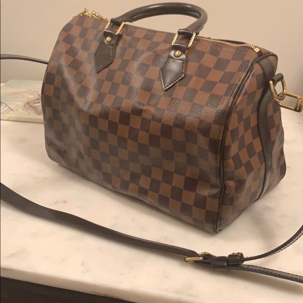 Louis Vuitton Speedy 30 Bandouliere Damier - Picture 3 of 7
